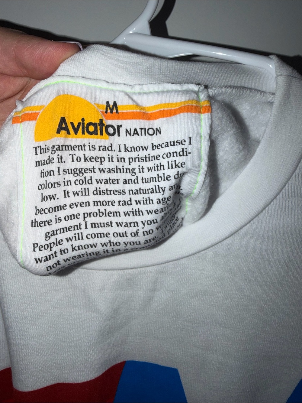 AVIATOR NATION RELAXED CREW SWEATSHIRT - Picture 5 of 8